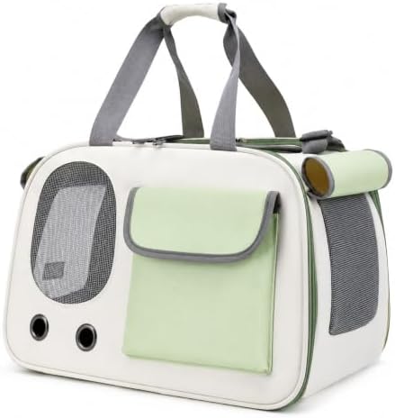 Soft-Sided Cat Carrier, 17.7“×10.2”×11“ Foldable Portable Pet Travel Bag by FuzzyNest