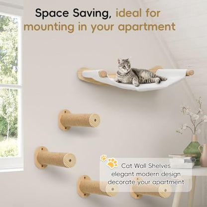 Cat Wall Hammock & Steps Set - Image 7
