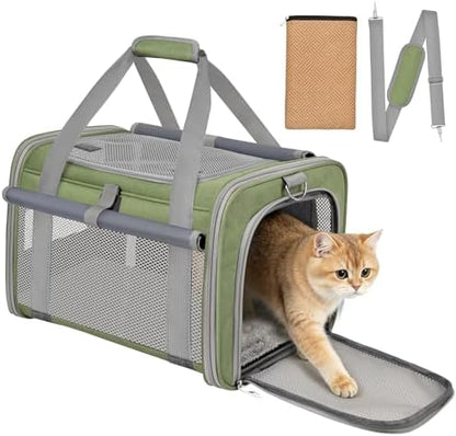 Soft Cat Carrier for Anxious Pets by ZENTREON