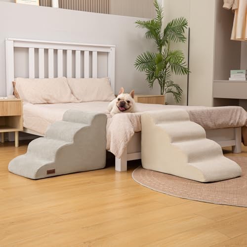 Aodisman Dog Steps for Bed or Couch, 4 Step Pet Stairs for Small Dogs & Cat - Image 6
