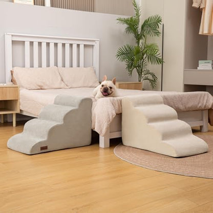 Aodisman Dog Steps for Bed or Couch, 4 Step Pet Stairs for Small Dogs & Cat - Image 6