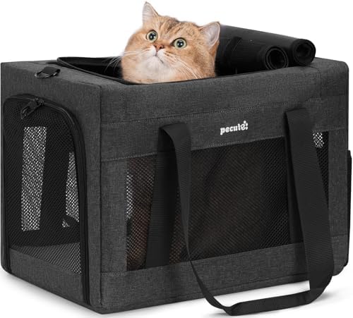 Pecute Cat Carrier, Portable Pet Carrier by pecute