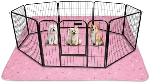 Sunheir Washable Pee Pads for Dogs 72"x72", Extra Large Reusable Puppy Pads Pet by SUNHEIR