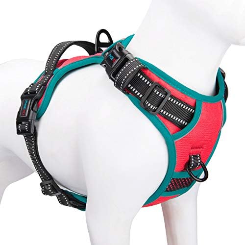 PHOEPET 2019 Upgraded No Pull Dog Harness, Reflective Adjustable Vest, by PHOEPET