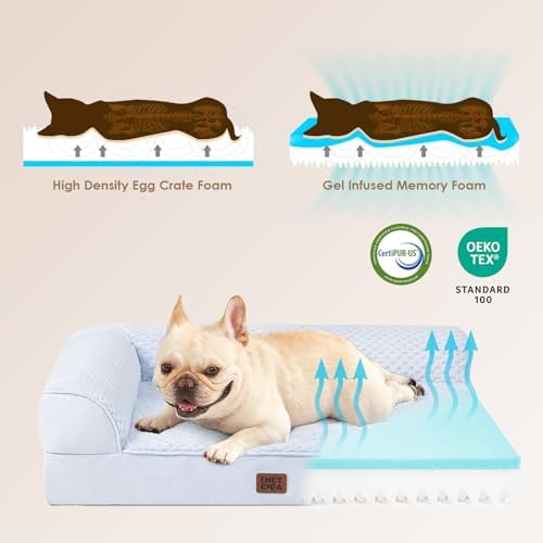 EHEYCIGA Orthopedic Dog Bed, Medium Memory Foam Dog Bed - Image 4