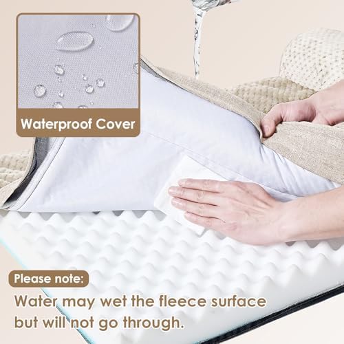 EHEYCIGA Extra Large Dog Bed Othorpedic, Memory Foam XL Dog Bed - Image 3