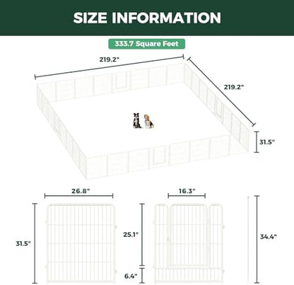 FXW Rollick Dog Playpen, Yard & RV Camping, 32 Panels - Image 6