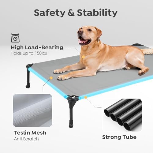 Veehoo 2 Pack Outdoor Elevated Dog Bed - Image 6