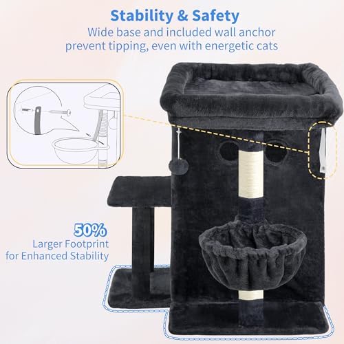 Heybly Cat Tree, 26 inch Cat Tower - Image 3