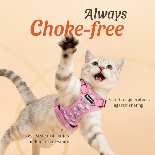 Dooradar Cat Harness and Leash Set, Adjustable and Escape Proof - Image 2