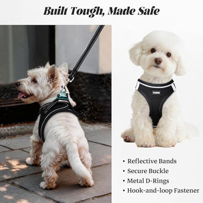 YIMEIS Dog Harness and Leash Set, No Pull Soft Mesh Pet Harness, Reflective - Image 5