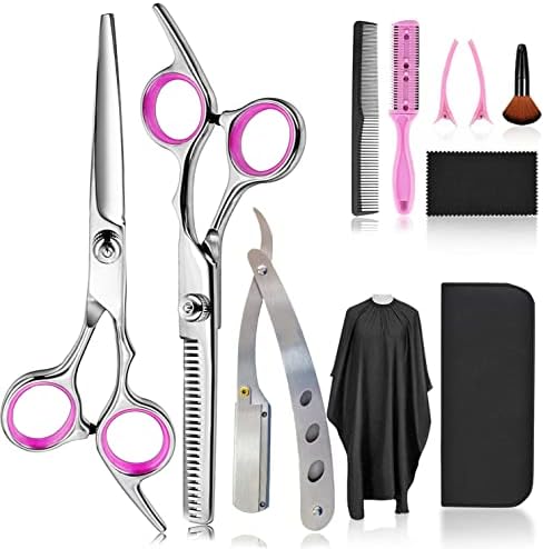 FCYSY Professional 11-Piece Hair Cutting Scissors Kit, Barber Scissors by Fcysy