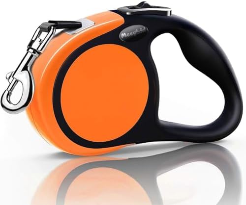 Heavy Duty Retractable Dog Leash-16ft Strong & Durable Walking Leash by MEEGOOD