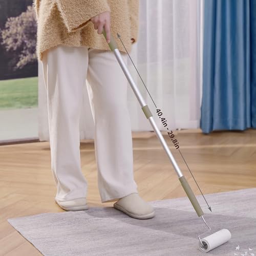 7.9" Large Lint Rollers for Pet Hair, Long Handled Extra Sticky - Image 2