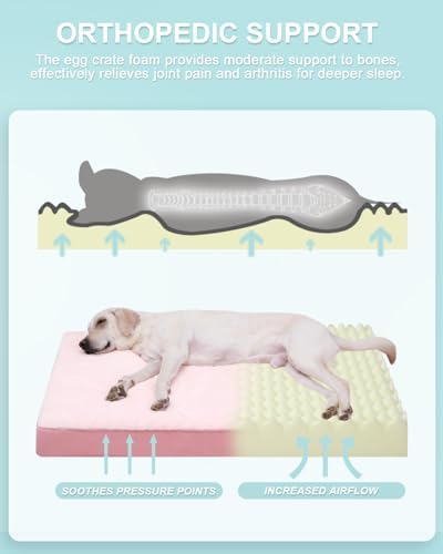 KSIIA Orthopedic Dog Bed for Large Dogs - Image 2