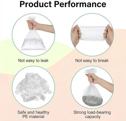 50 Pcs Disposable Plastic Cage Liners, Rabbit Litter Box Liners Leak Proof - Image 4