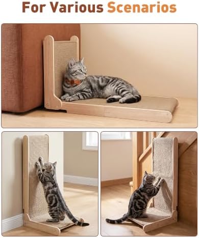 26" Cat Scratcher, L-Shaped Scratch Pad - Image 6