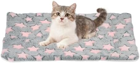 Dog Cat Bed Mat, Soft Coral Fleece Pet Cushion Pad by Unknown