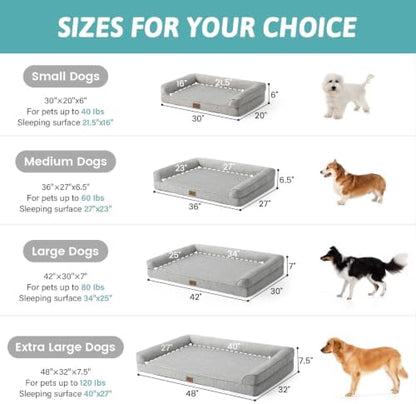 COZY KISS Cooling Dog Bed for Medium Dogs - Image 3