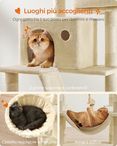 Feandrea Cat Tree, 81.1-Inch Large Cat Tower - Image 4
