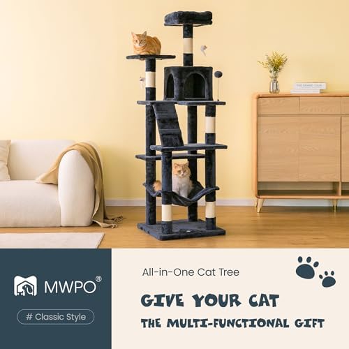 MWPO 63.8 inches Multi-Level Cat Tree - Image 2