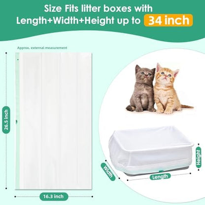 Robot Cat Litter Box Liners, 2.8 MIL Thick - Image 2