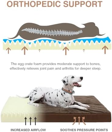 KSIIA Orthopedic Dog Bed for Large Dogs - Image 2