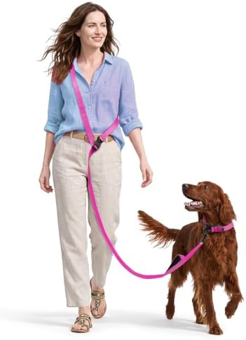 Hands Free Dog Leash, 5.9-8.2ft Multifunctional Crossbody Rope by HeelayHappyEveryDay