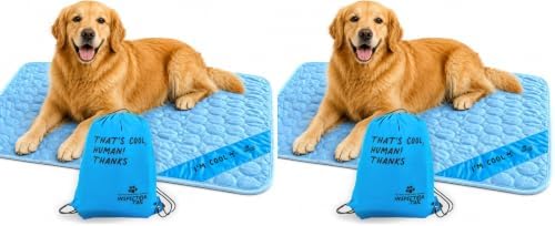 INSPECTOR TAIL Dog Cooling Mat, Indoor & Outdoor, Large Self Cooling Pad by InspectorTail