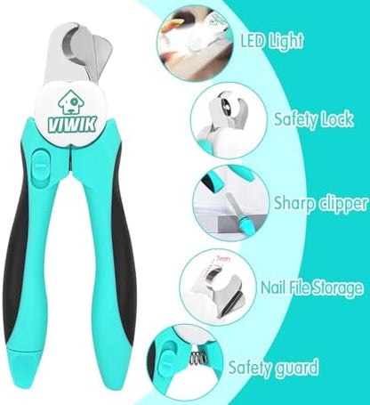 VIWIK 2 in 1 Dog Nail Trimmers - Image 3