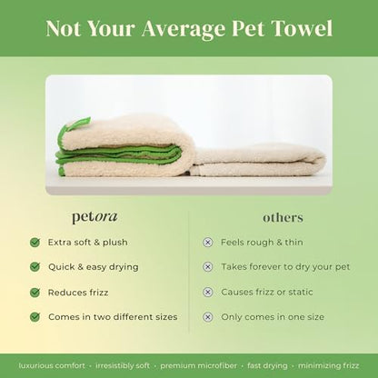 petora Rub Me More Pet Spa Towels, 2-Piece Set - Image 6