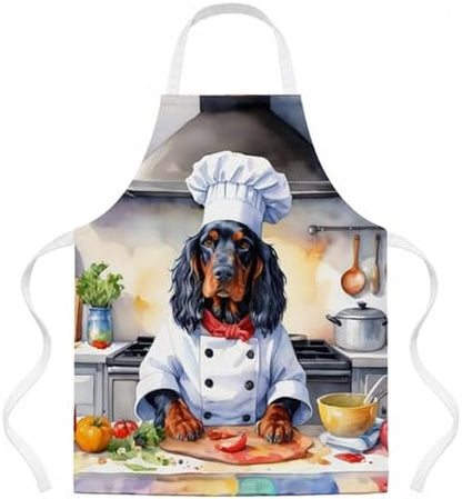 Caroline's Treasures Gordon Setter The Chef Apron Cooking Kitchen Server Baking by CarolinesTreasures