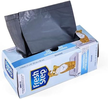 Fresh Step Drawstring Cat Litter Liners, 3 ft x 19 in - Image 6