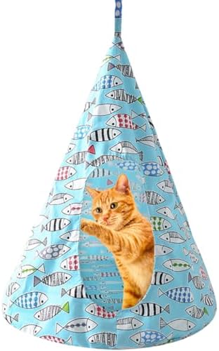 Breathable Cat Hammock Bed Comfortable Hanging Pet Hammock Bed Swing by Unknown