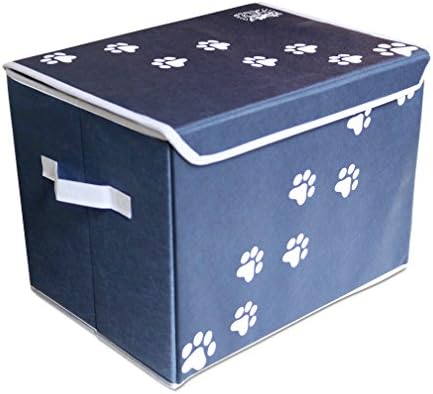 Feline Ruff Large Dog Toys Storage Box 16" x 12" Pet Toy Storage Basket by Feline+Ruff