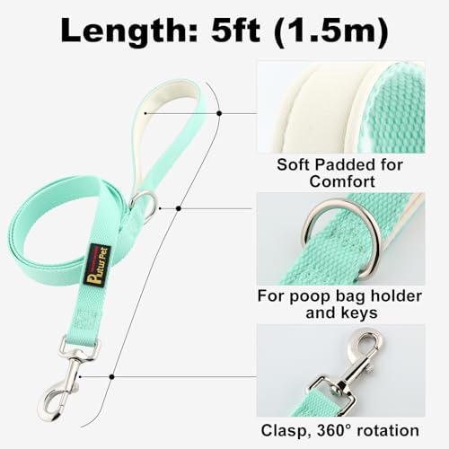 Plutus Pet Cotton Dog Harness and Leash Set, Reflective and Soft Padded - Image 5