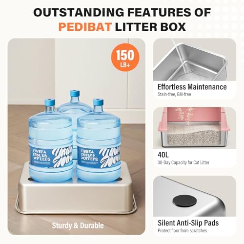 XL Stainless Steel Litter Box - Image 6