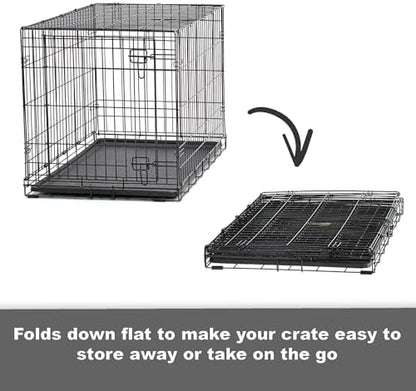 New World by Midwest 30-Inch Double Door Crate, Medium Breeds, 21-40 lbs - Image 5