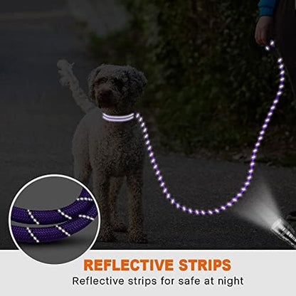 Taglory Rope Dog Leash for Small Medium Dogs, 4 FT Padded Handle - Image 5