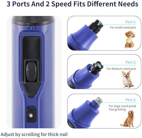 Tife Dog Nail Grinder 7-Speed - Image 6
