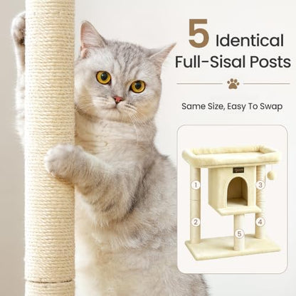 Cat Tree Tower Scratching Post for Indoor Large Adult Cats - Image 3