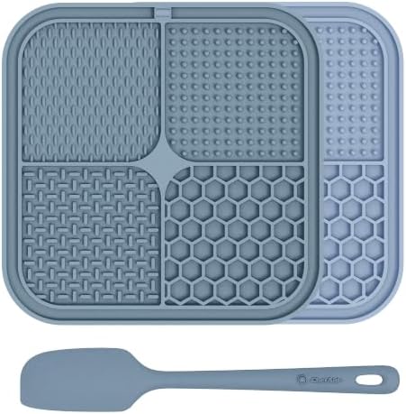 ChefAide 2 Pack Lick Mat for Dogs, Cats & Puppies by ChefAide