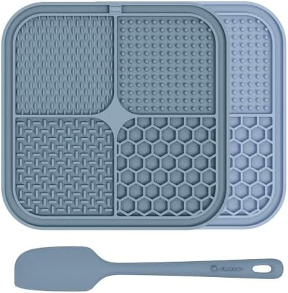 ChefAide 2 Pack Lick Mat for Dogs, Cats & Puppies by ChefAide
