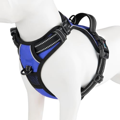 PHOEPET No Pull Dog Harnesses for Small Puppies Reflective Adjustable Front by PHOEPET