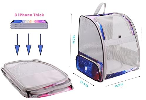 Pet Carrier Backpack for Cats and Small Dogs, Fully Breathable Vented Backpack - Image 2