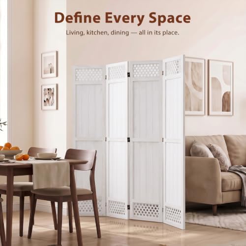 Wood Room Divider Privacy Screen - Image 7