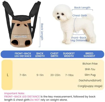 Mosago Dog Backpack Carrier, Front Chest Carrier - Image 2