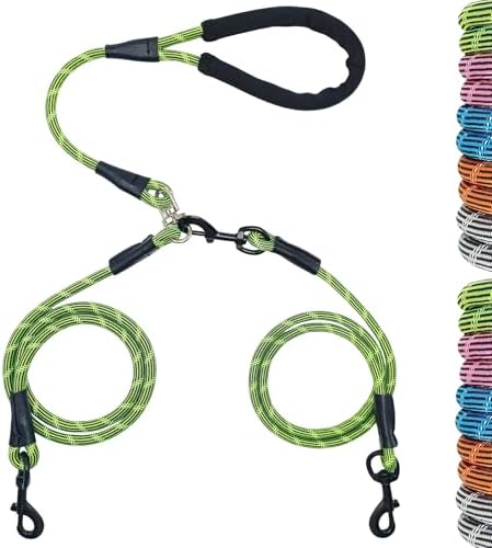 WYuZe 5 FT Double Dog Leash Detachable Rope Dual Leash by WYuZe
