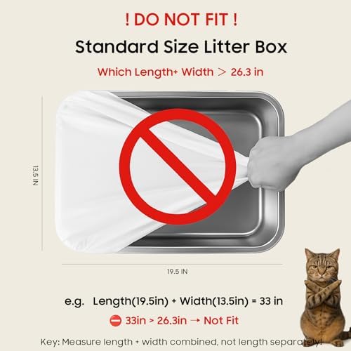 60 Pack Automatic Litter Box Bags Fit - Image 3