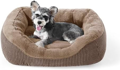 INVENHO Small Dog Bed Washable Orthopedic Calming Warming Durable Pet Bed by INVENHO